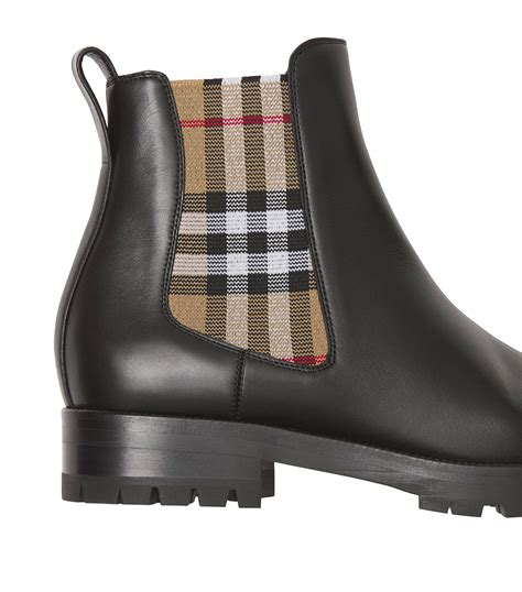 burberry chelsea boots red